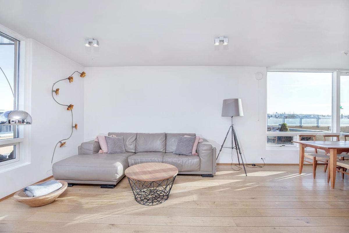 Penthouse Apartment With Panasonic Mountain View Reykjavik Bagian luar foto